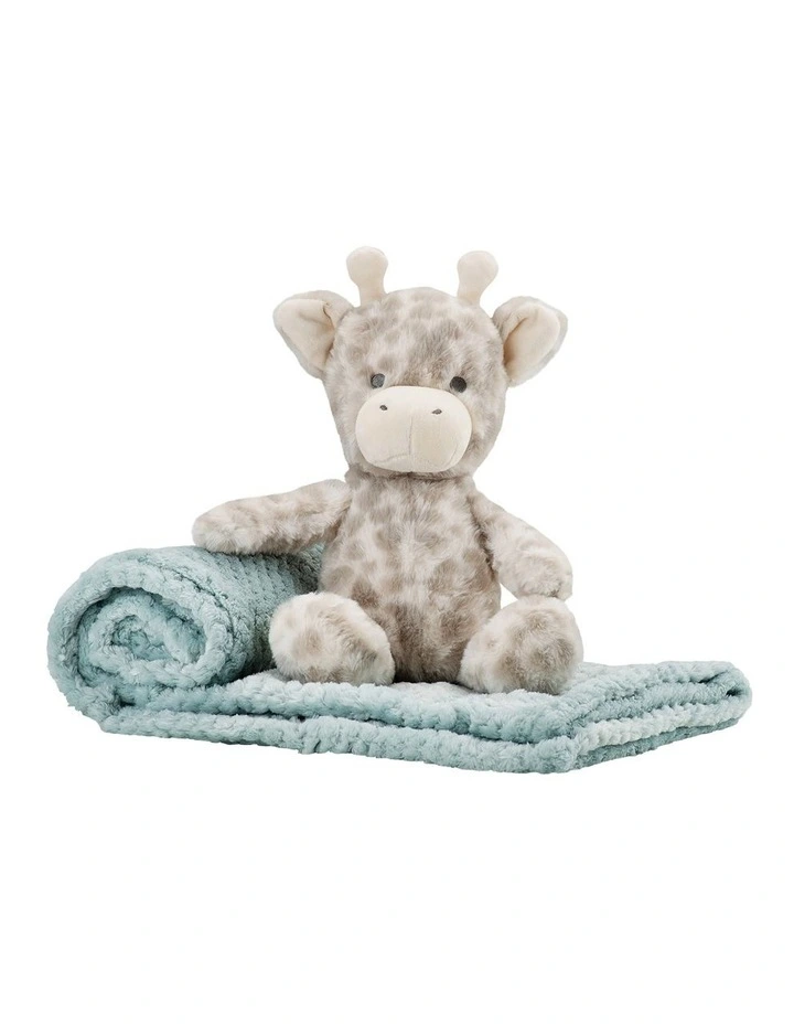 Savannah Giraffe Plush Toy & Blanket image 1