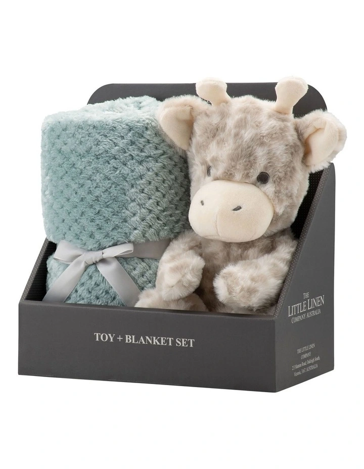 Savannah Giraffe Plush Toy & Blanket image 2