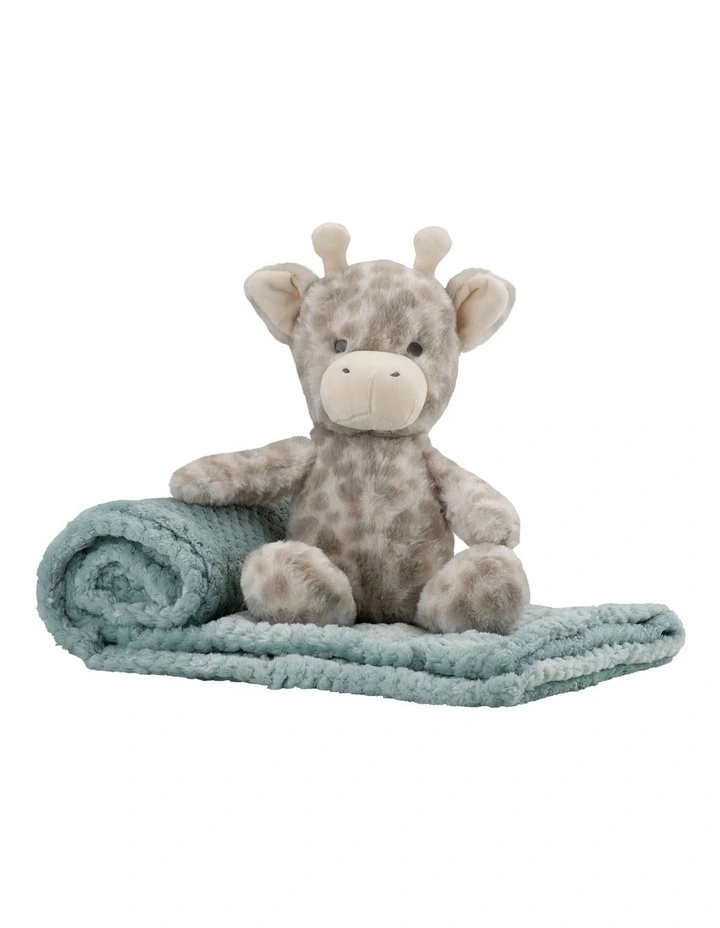 Savannah Giraffe Plush Toy & Blanket image 3