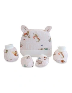 Flopsy Mopsy and Cottontail Newborn Set 3Pieces in Pink
