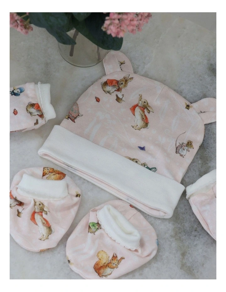 Flopsy Mopsy and Cottontail Newborn Set 3Pieces in Pink image 2