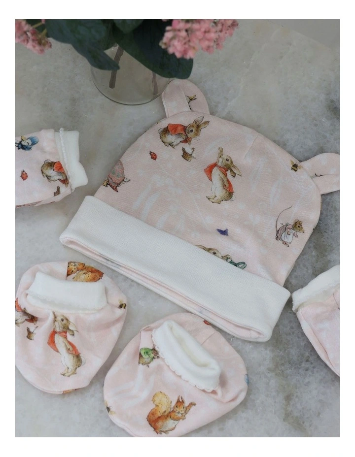 Flopsy Mopsy and Cottontail Newborn Set 3Pieces in Pink image 3
