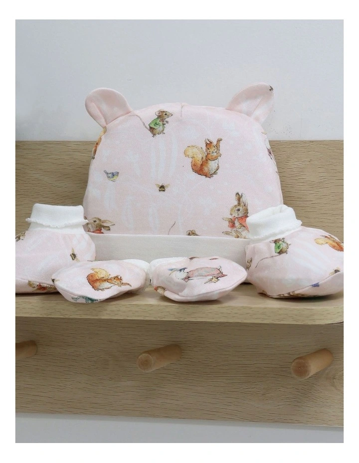 Flopsy Mopsy and Cottontail Newborn Set 3Pieces in Pink image 4