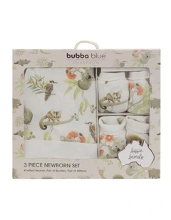 Aussie Animals Layette Set 3 Piece in Multi