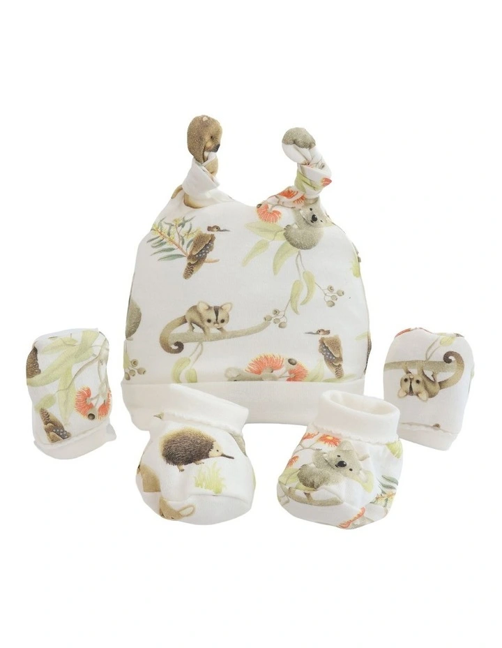 Aussie Animals Layette Set 3 Piece in Multi image 2
