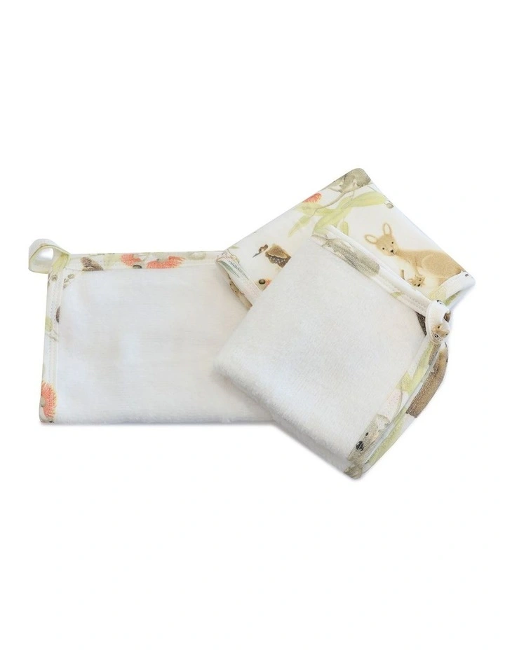 Aussie Animals Hello World Gift Set - Koala Plush   Cellular   3x Washer   Muslin   M/Cards image 7