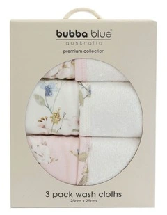 Sleeping Bunny Wash Cloths 3 Pack in Multi