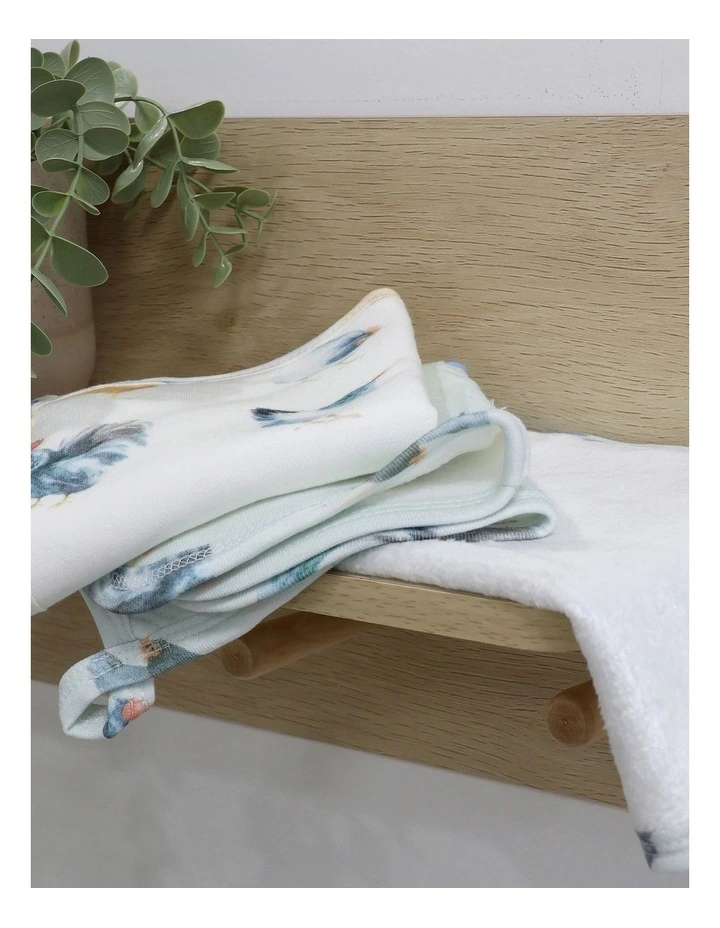 Little Rooster Wash Cloths 3Pack in Multi image 5