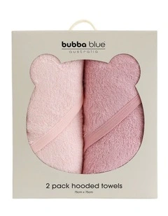 Sundae Hooded Towels 2 Pack in Cupcake