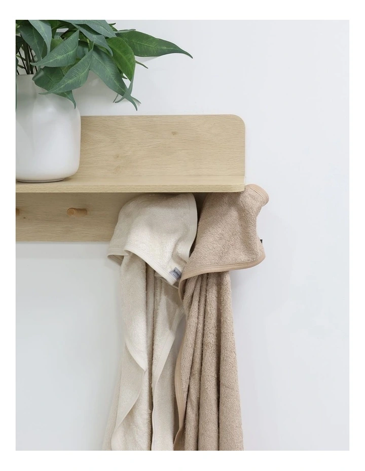 Sundae Hooded Towels 2 Pack in Chestnut image 4