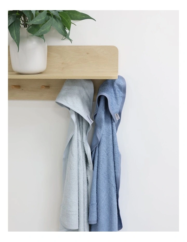 Sundae Hooded Towels 2 Pack in Blueberry image 4