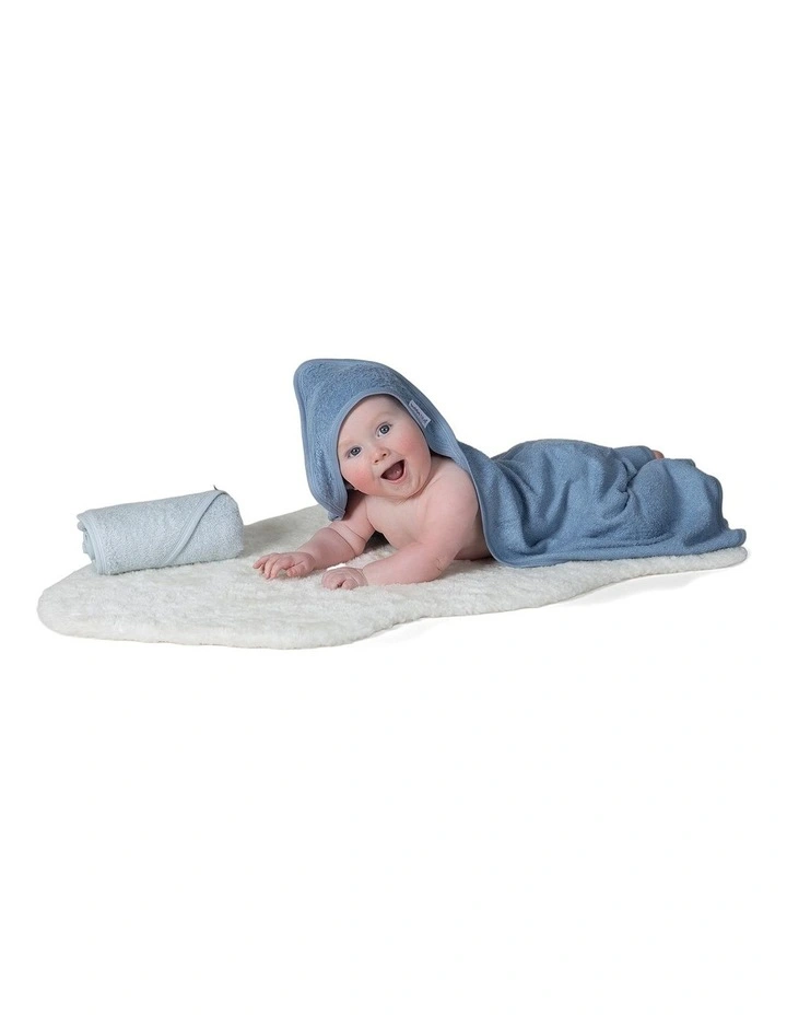 Sundae Hooded Towels 2 Pack in Blueberry image 6
