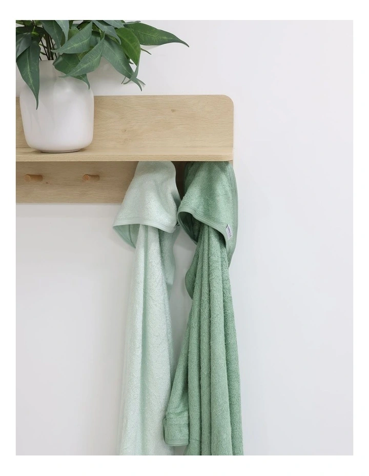 Sundae Hooded Towels 2 Pack in Greentea image 4