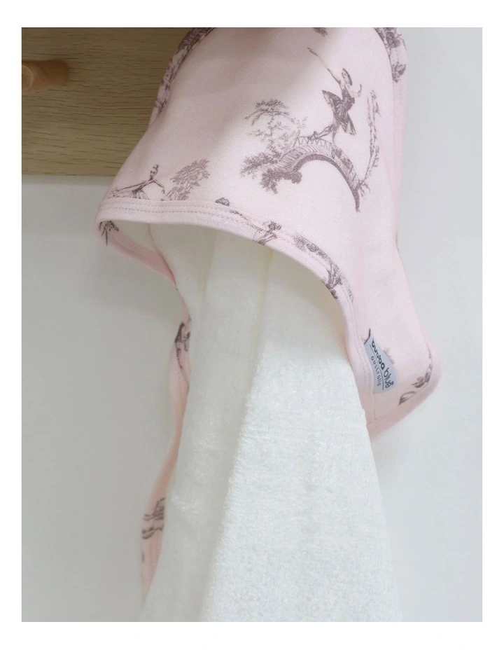 Swan Lake Hooded Towel in Pink image 3