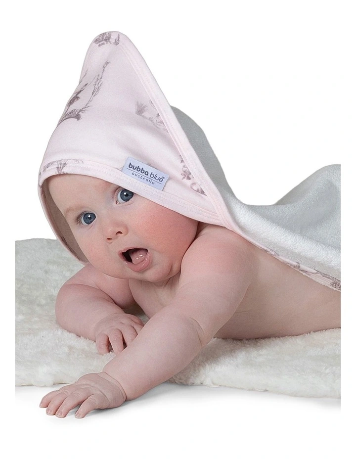 Swan Lake Hooded Towel in Pink image 5