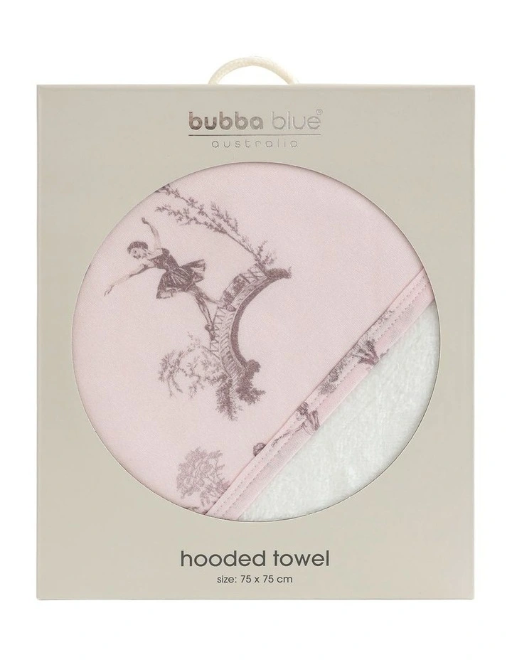 Swan Lake Hooded Towel in Pink image 6