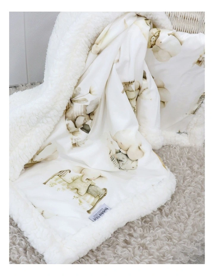 Elephant Bedtime Cuddle Blanket in White image 7