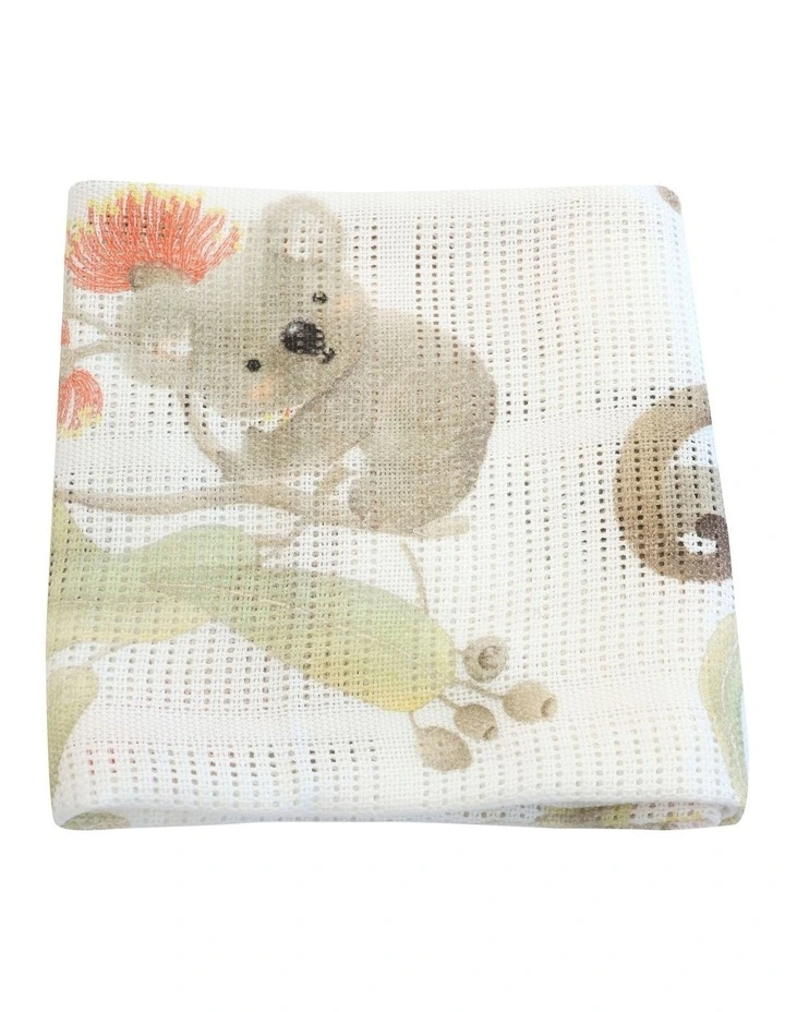 Aussie Animals Cellular Blanket in Multi image 2