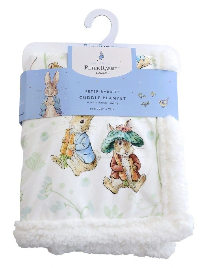 Benjamin Bunny Cuddle Blanket in Blue image 2