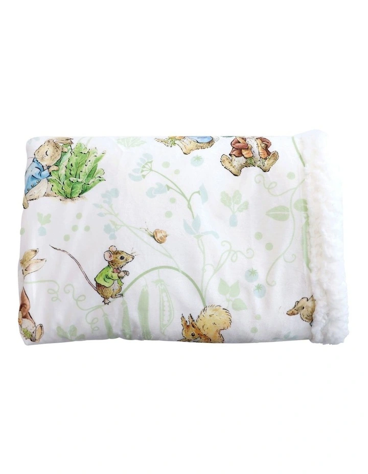 Benjamin Bunny Cuddle Blanket in Blue image 4