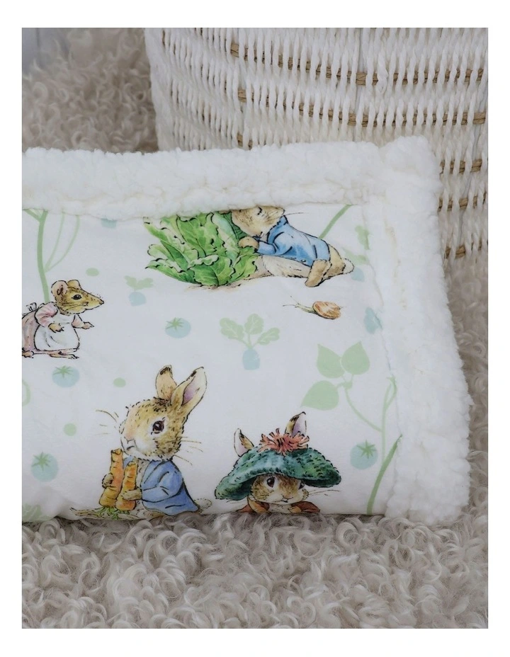Benjamin Bunny Cuddle Blanket in Blue image 6