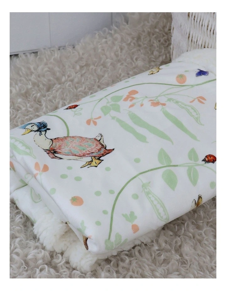 Flopsy Mopsy & Cottontail Cuddle Blanket in Pink image 5