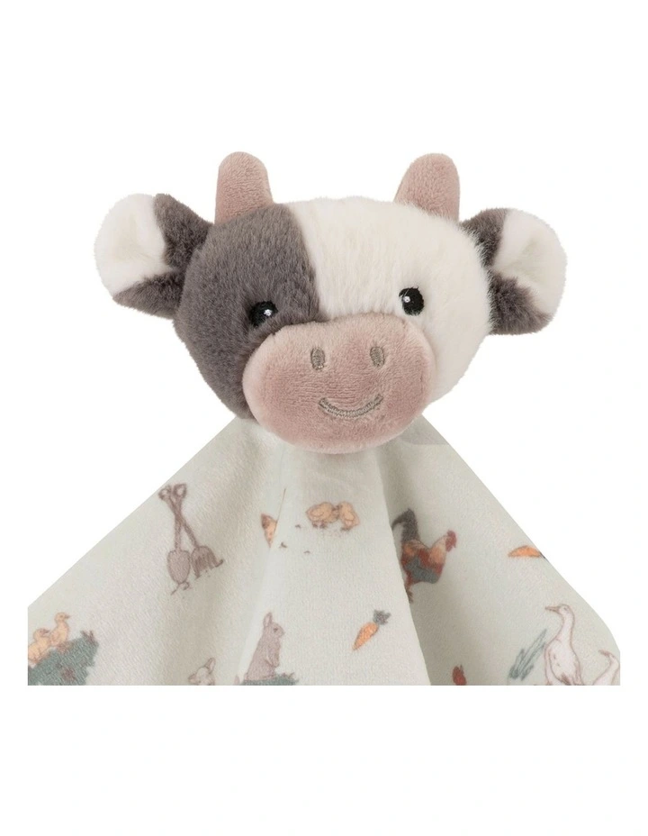 Farmyard Cow Lovie Comforter in Green image 4