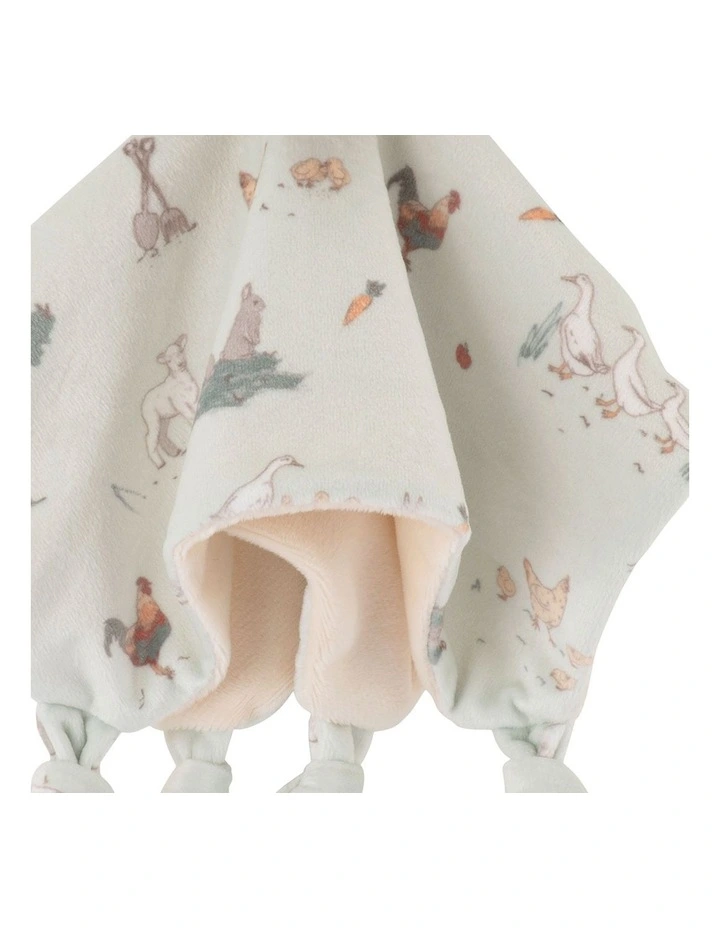 Farmyard Cow Lovie Comforter in Green image 5