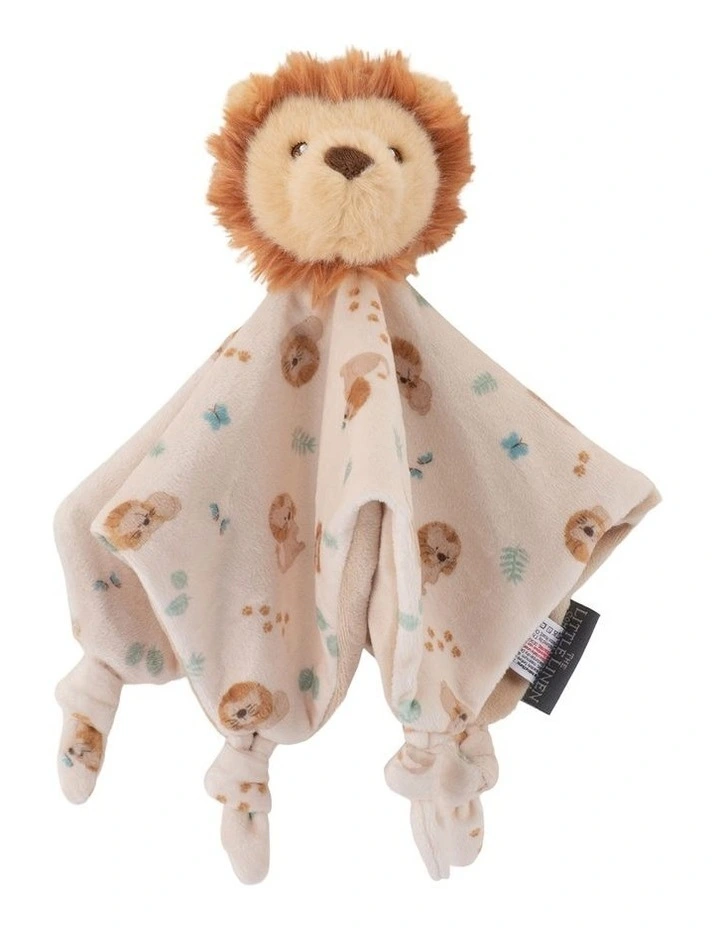 Savanna Lion Lovie Comforter in Cream image 2