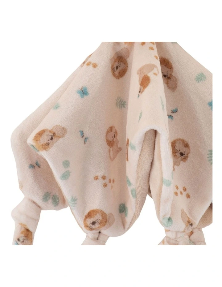 Savanna Lion Lovie Comforter in Cream image 5