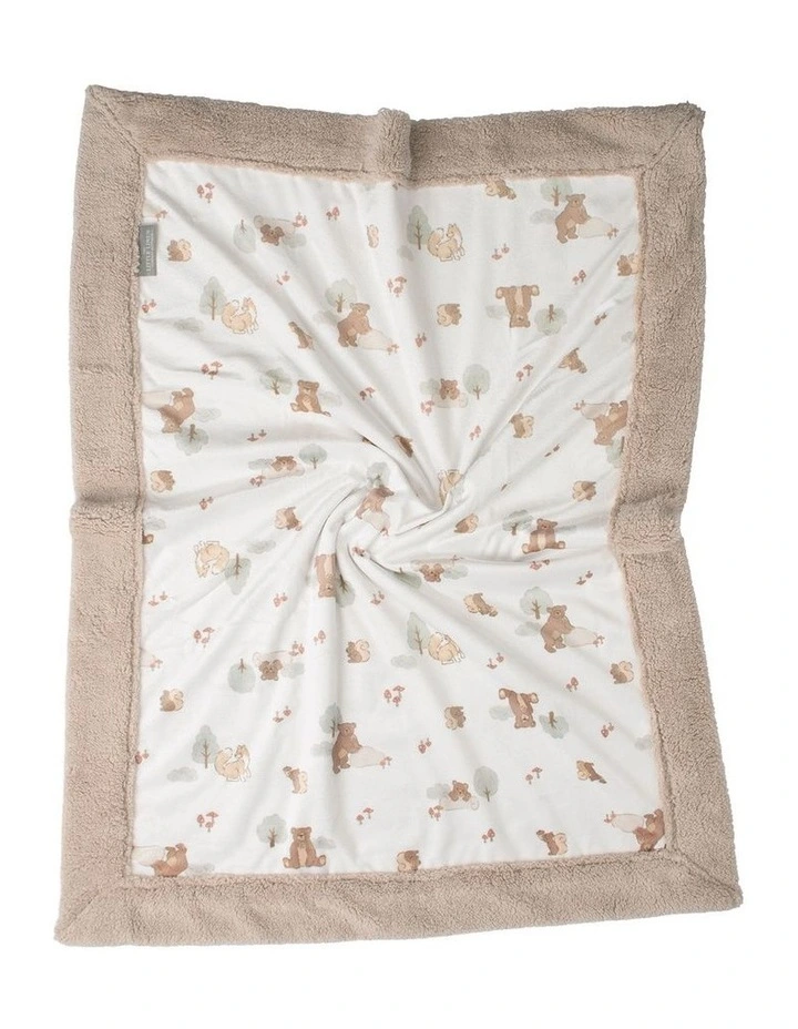 Bushland Bear Snuggle Blanket in Multi image 4