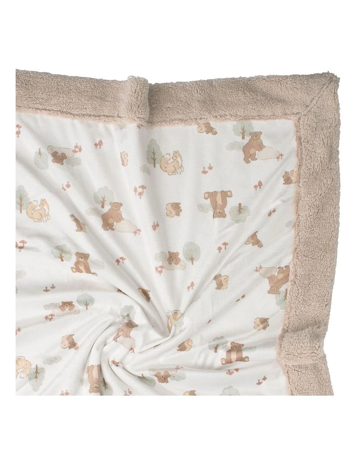 Bushland Bear Snuggle Blanket in Multi image 5