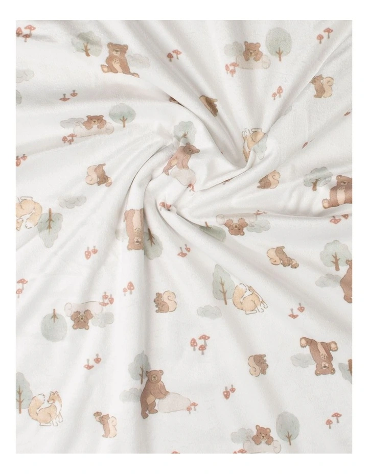 Bushland Bear Snuggle Blanket in Multi image 6