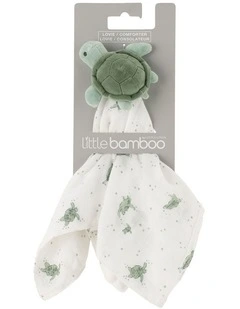 Terry The Turtle Lovie Comforter in Green