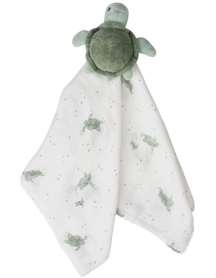Terry The Turtle Lovie Comforter in Green image 2
