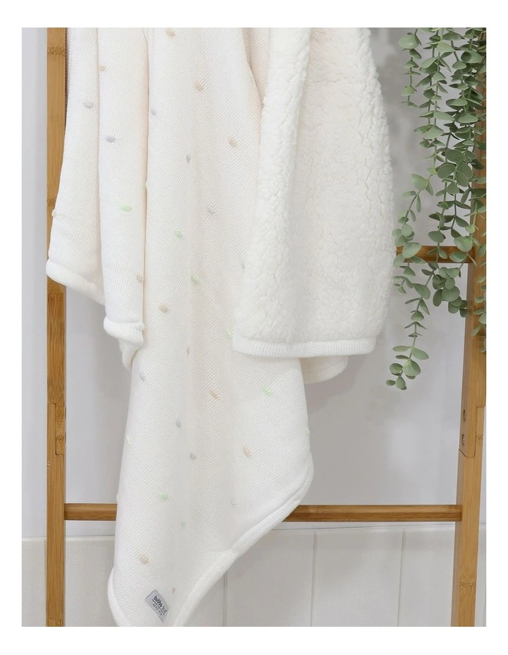 Confetti Blanket in White image 4