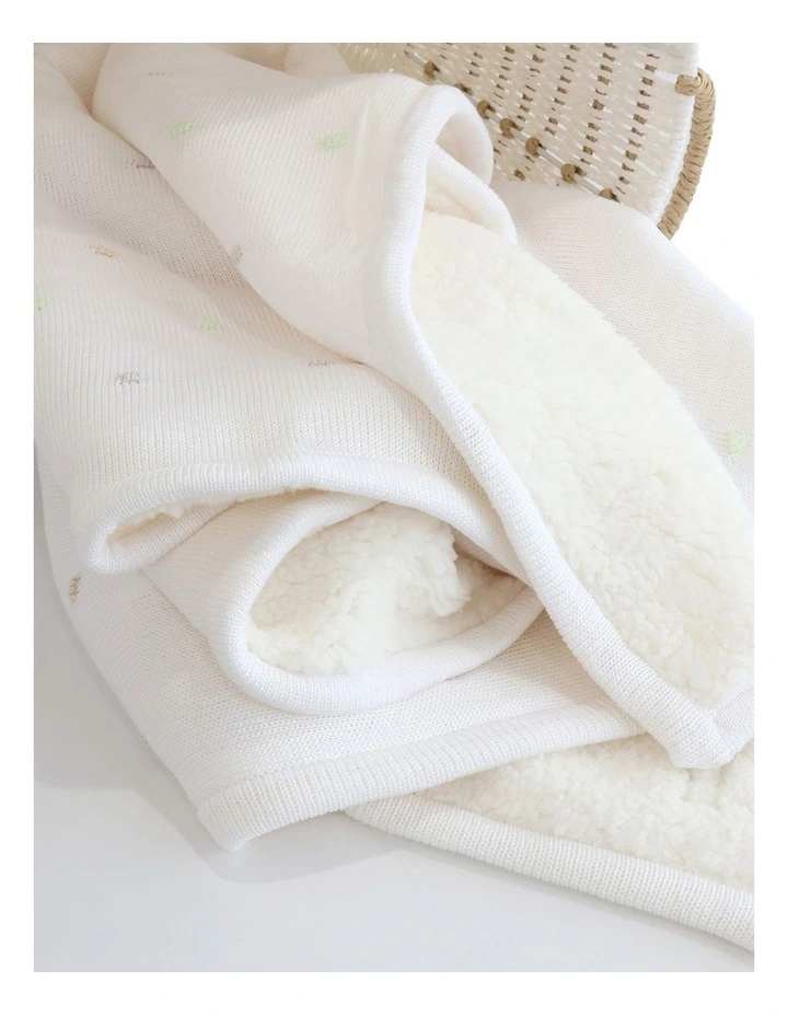 Confetti Blanket in White image 5