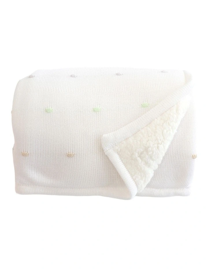 Confetti Blanket in White image 6