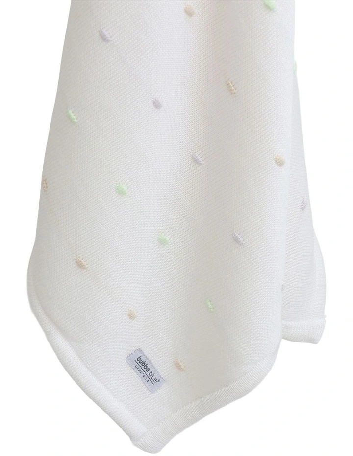 Confetti Blanket in White image 7
