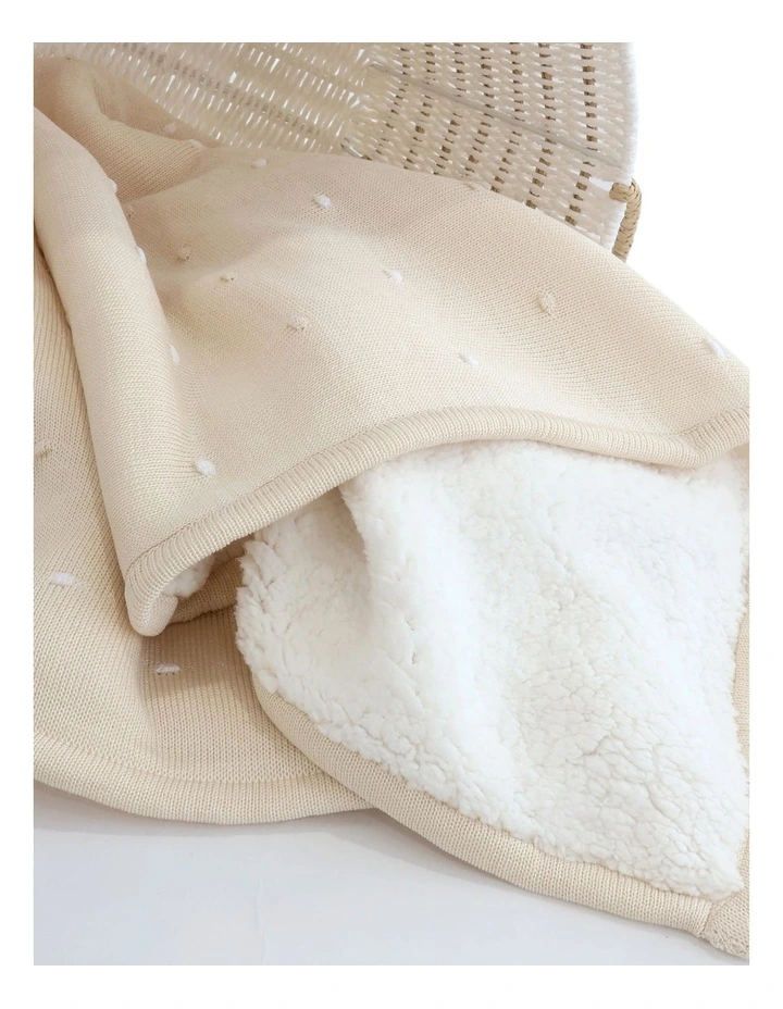 Confetti Blanket in Sand image 2