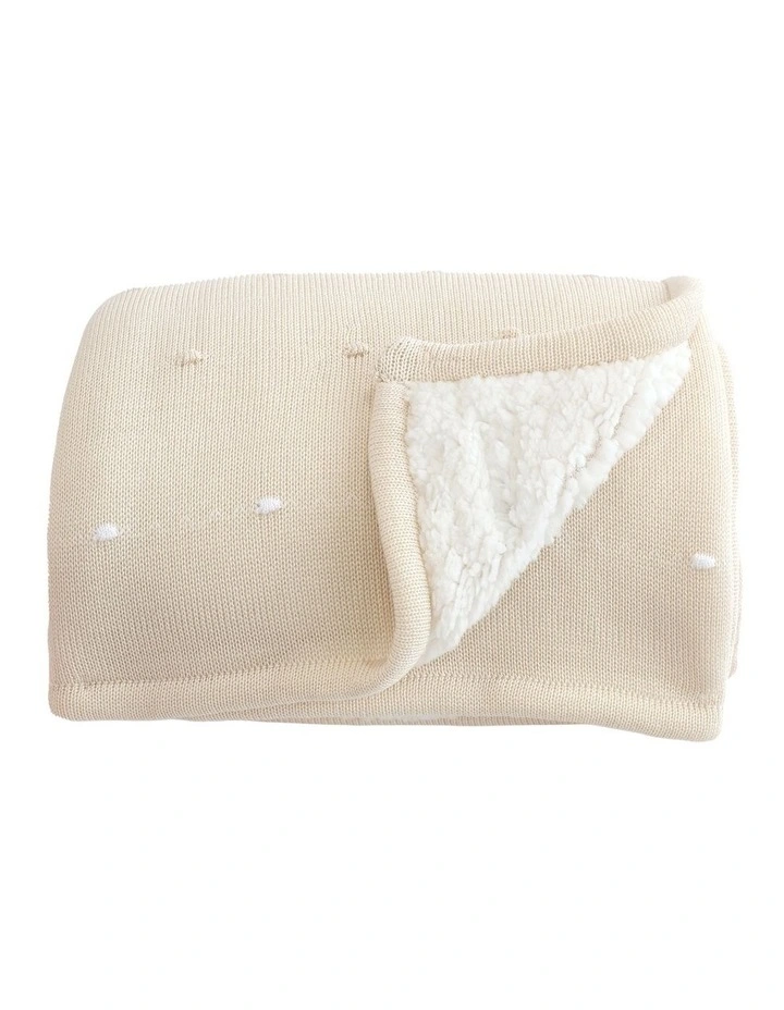 Confetti Blanket in Sand image 4