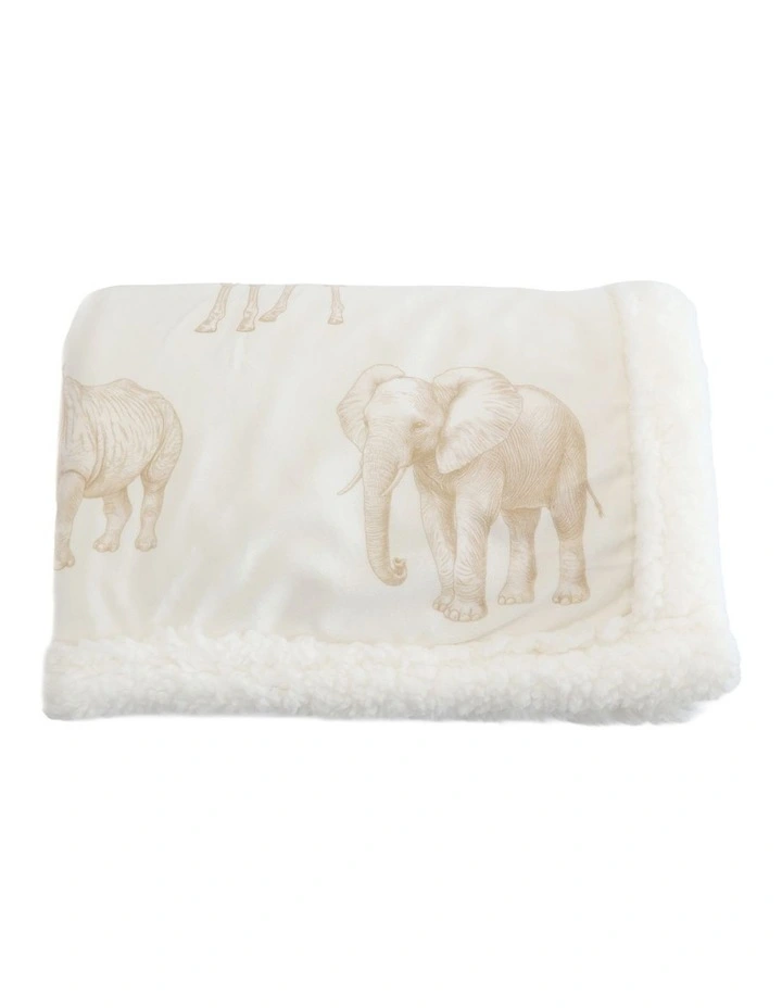 Serengeti Cuddle Blanket in Nutmeg image 1