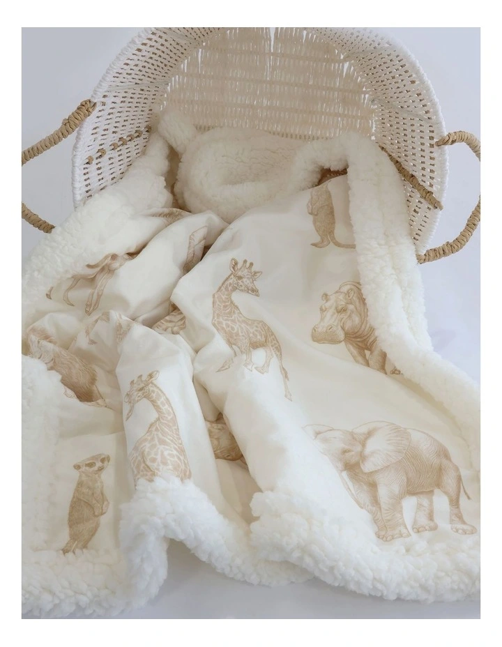 Serengeti Cuddle Blanket in Nutmeg image 2