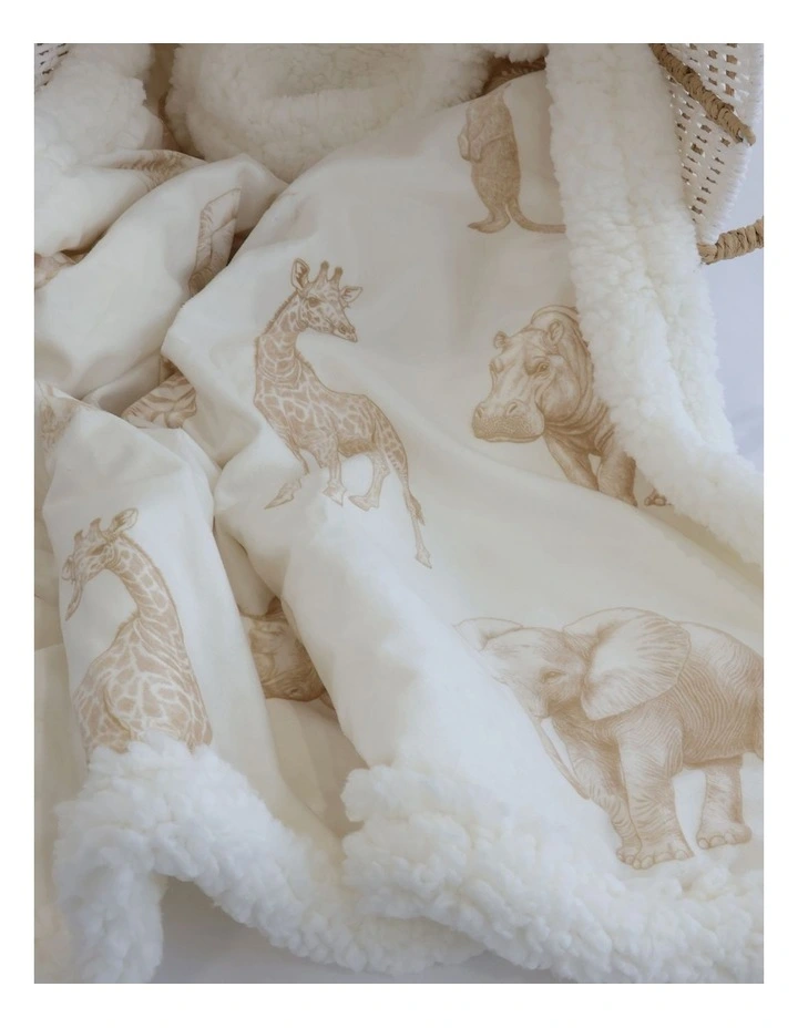 Serengeti Cuddle Blanket in Nutmeg image 4