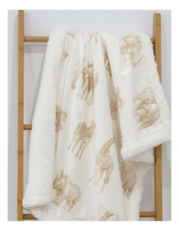 Serengeti Cuddle Blanket in Nutmeg image 5