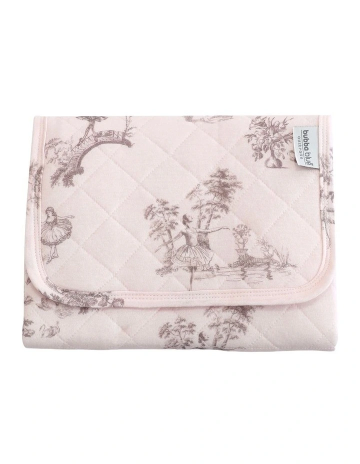 Swan Lake Travel Change Mat in Pink image 2