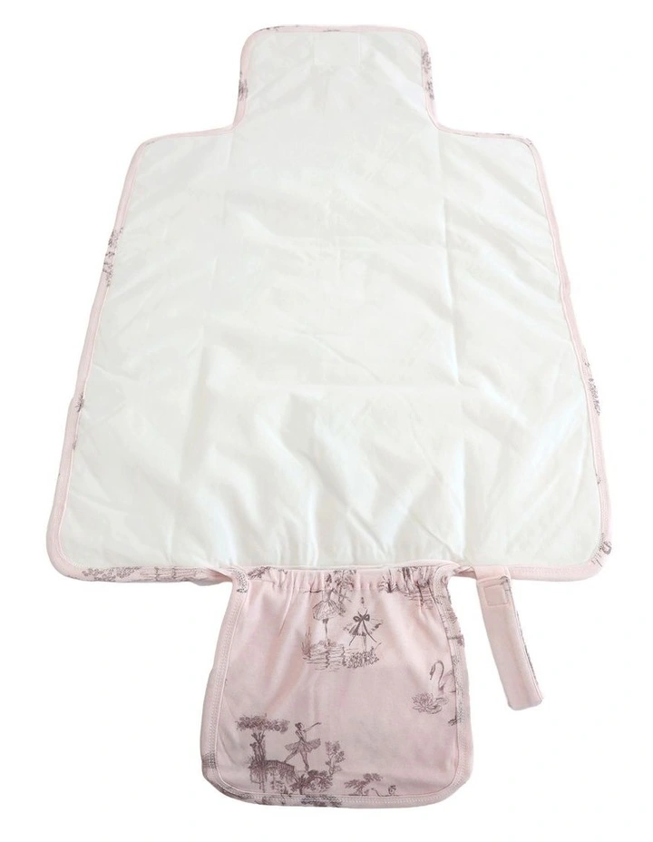 Swan Lake Travel Change Mat in Pink image 3