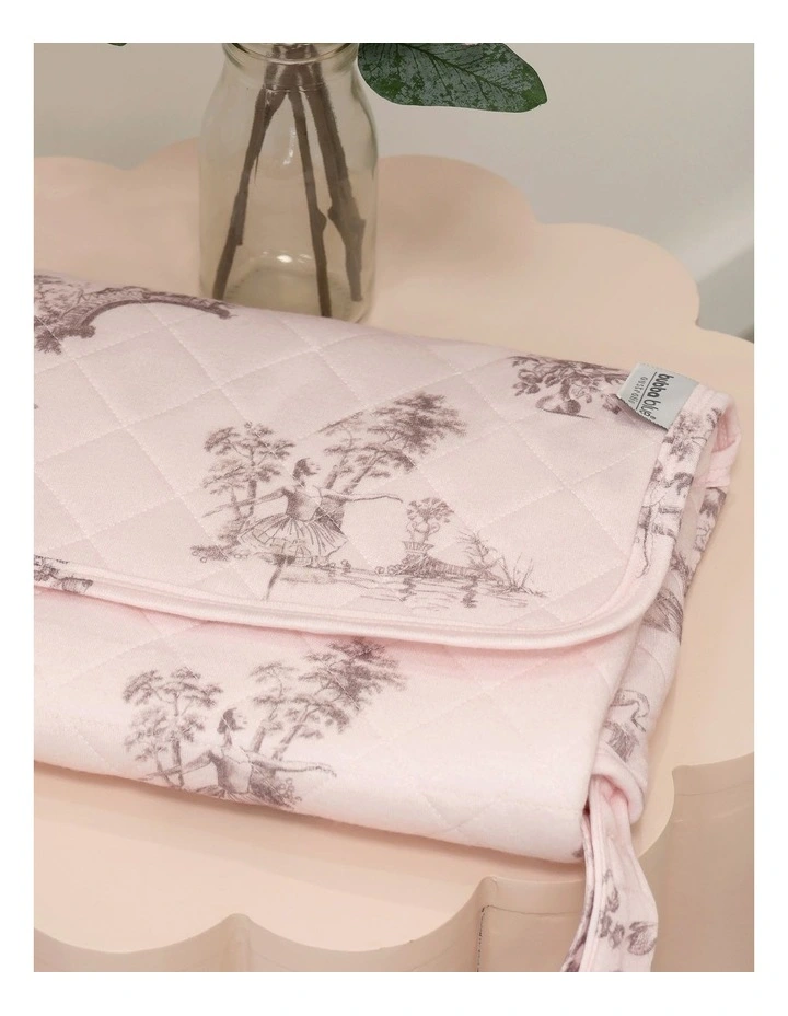 Swan Lake Travel Change Mat in Pink image 5