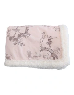 Swan Lake Cuddle Blanket in Berry