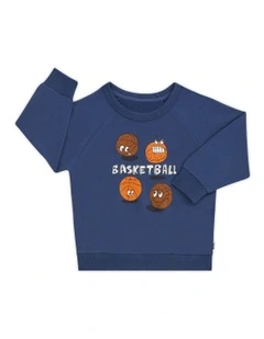 Kids Soft Threads Pullover in Blue